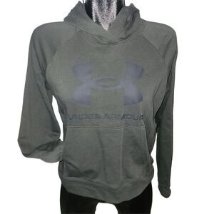 Under Armour Green Pullover Loose Fit Hoodie Size S